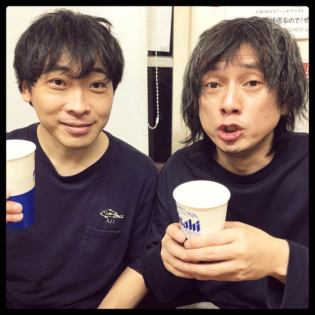 堂島孝平さんのインスタグラム写真 - (堂島孝平Instagram)「シュンちゃんと。初めての島根にジャストフィットできました。嬉しかった。 #渡辺シュンスケ #schroederheadz」1月26日 19時33分 - dojima_kohei