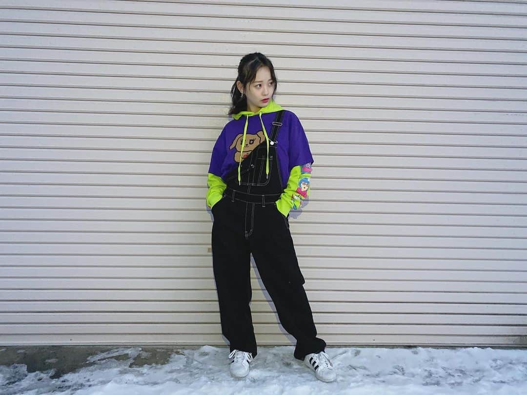 横山結衣さんのインスタグラム写真 - (横山結衣Instagram)「こういう着方もオススメ⭐️ 個人的にはこれが一番いいかな感あります🐤」1月26日 19時46分 - yoko_yui_team8