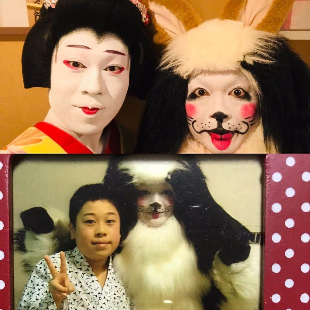 片岡千壽さんのインスタグラム写真 - (片岡千壽Instagram)「大きくならはりましたなぁ、、、🤣 8年振りシリーズ🎉🎉🎉明日でいよいよ終わりです❗️悔いのないよう出し切りたいと思います🐶🐶 #松竹座　#初春大歌舞伎　#伏見の富くじ　#8年振りシリーズ　#上村吉太朗　#片岡千壽」1月26日 20時00分 - senju.kataoka