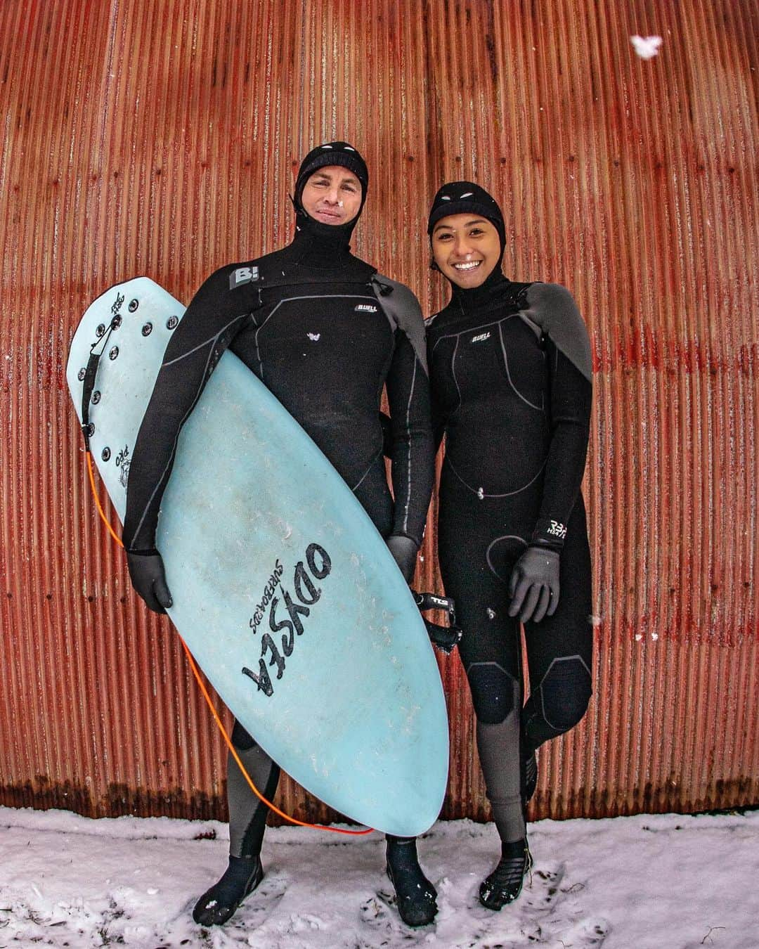 ジェイミー・オブライエンさんのインスタグラム写真 - (ジェイミー・オブライエンInstagram)「Thanks @buellsurf for keeping use warm in Hokkaido japan 🇯🇵 @tina.cohen 📸 @skummydiener」1月26日 12時34分 - whoisjob