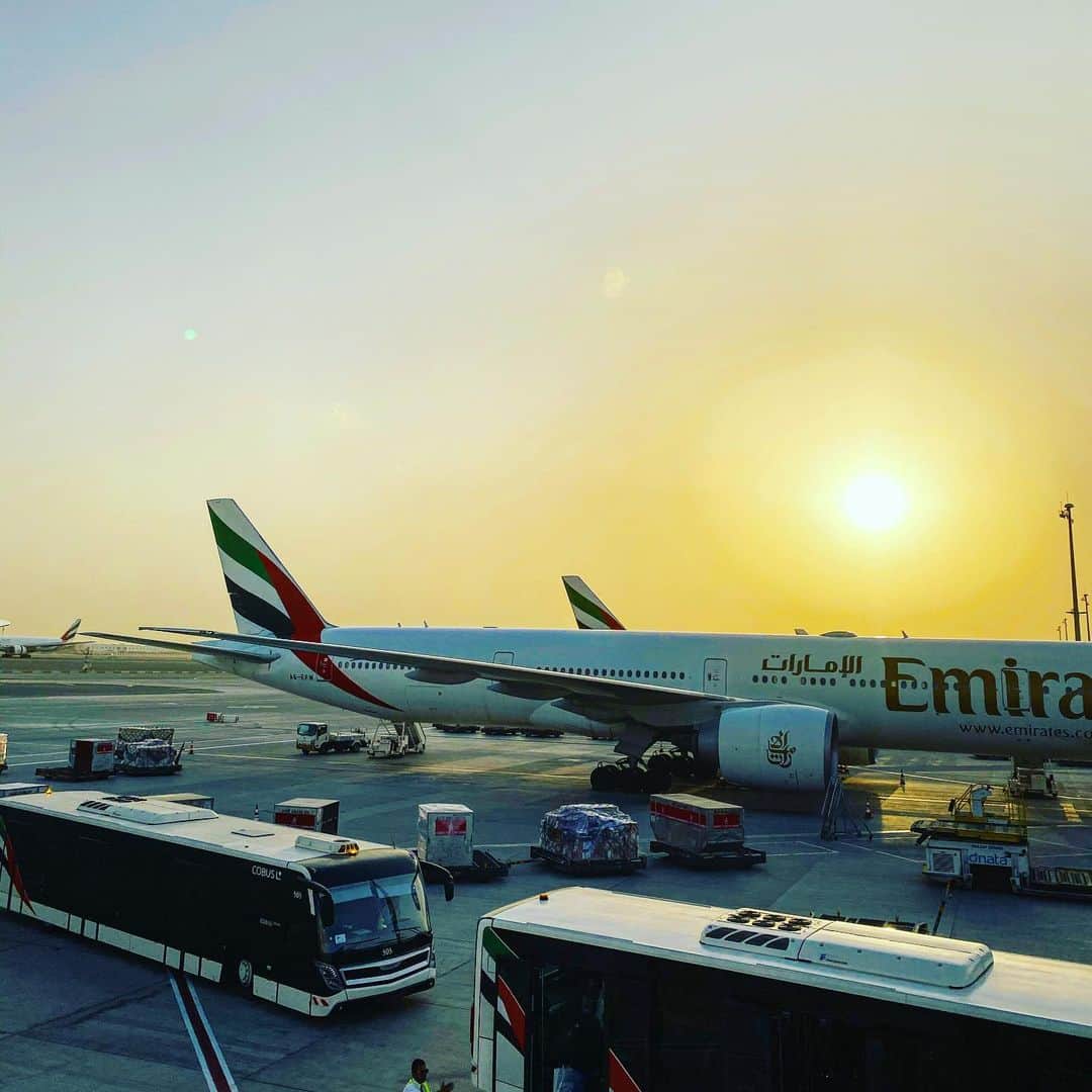 渋谷慶一郎のインスタグラム：「Arrived  Dubai and going to Sharjah!」