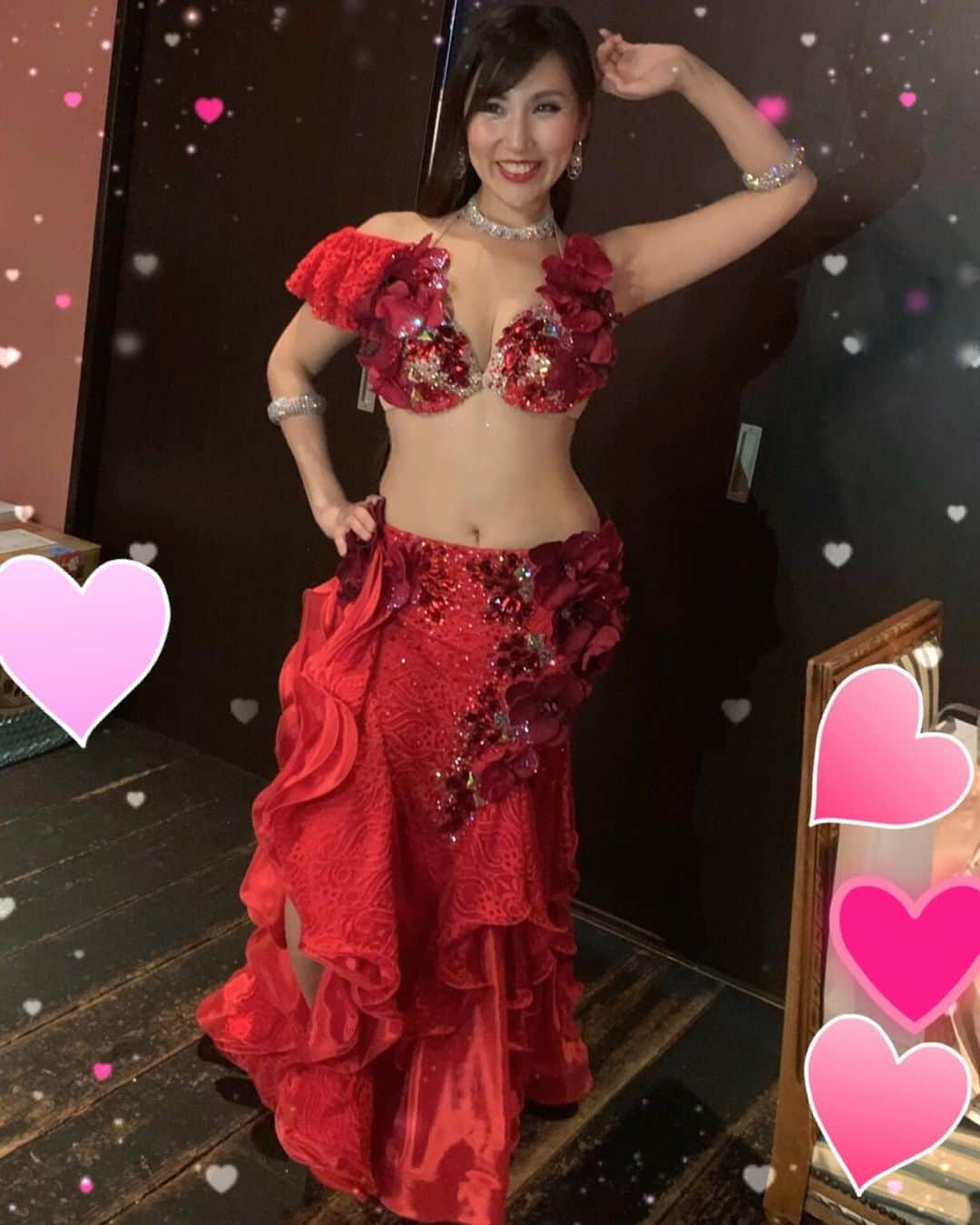 岡村真依さんのインスタグラム写真 - (岡村真依Instagram)「全身💕🌹💕🌹💕 ・ #thank you💋@polinadcd #bellydance #bellydancecostume #polina #sexy #beauty #bellydancer #❤️」1月26日 14時03分 - maimai_maai