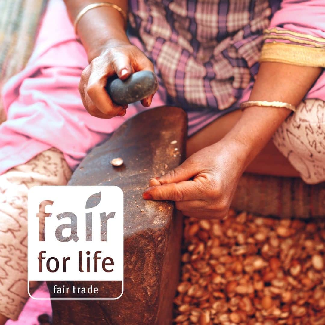 Melvita Officialのインスタグラム：「Notre huile d’argan bio est issue du commerce équitable. Ça veut dire quoi exactement ? ✅ Depuis 7 ans, notre Huile d’Argan est labellisée Fair For Life. Cela signifie que nous garantissons à nos productrices marocaines une juste rémunération dans un cadre social et environnemental mieux préservé. ✅ Ce qui prouve notre engagement, c’est Ecocert, un organisme de contrôle qui vérifie 1 fois par an notre conformité grâce à un audit complet.  Et vous, avez-vous l’habitude de consommer équitable ?  #melvita #argan #huilesvegetales #biologique #fairtrade #commerceequitable #cleanbeauty」