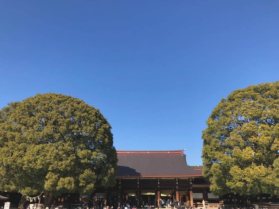 福田愛依さんのインスタグラム写真 - (福田愛依Instagram)「先日、快晴の時に1人で明治神宮に参拝行ってきました☺︎ 入って、大きな木の下を歩いていくと、空気が澄んでいて、都会にいる事を忘れてしまうほどの落ち着きがあります。  いいリフレッシュになりました✨  皆さんはどんなリフレッシュ方法がありますか⁇」1月26日 17時52分 - meii_cheer