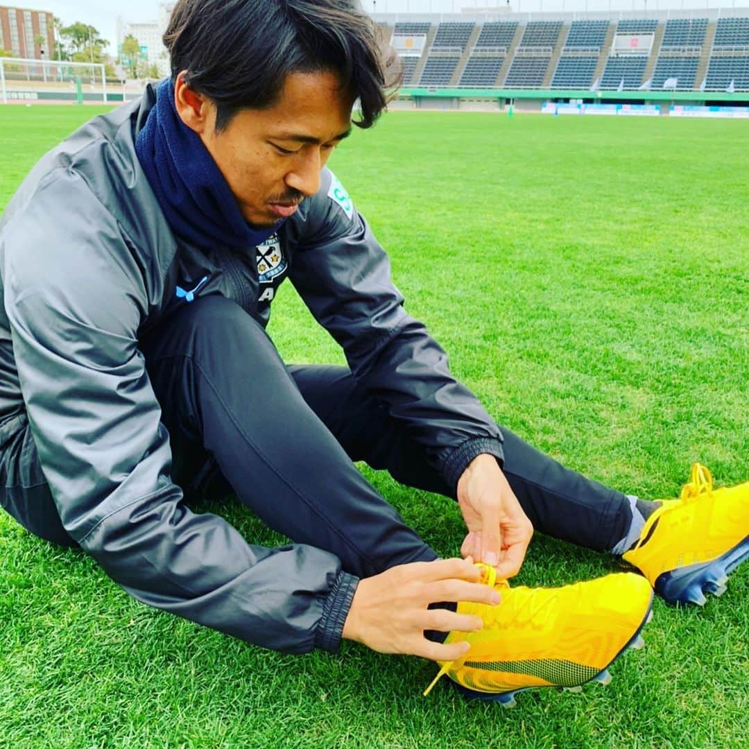 山田大記さんのインスタグラム写真 - (山田大記Instagram)「New boots 👏😊 "Puma One" フィット感が最高。 @pumafootball_jp  @pumajapan  キャンプも佳境。もう一踏ん張り💪 #スパイク#プーマ#puma #ジュビロ磐田#jubilo #鹿児島キャンプ」1月26日 17時55分 - hiroki_yamada_official