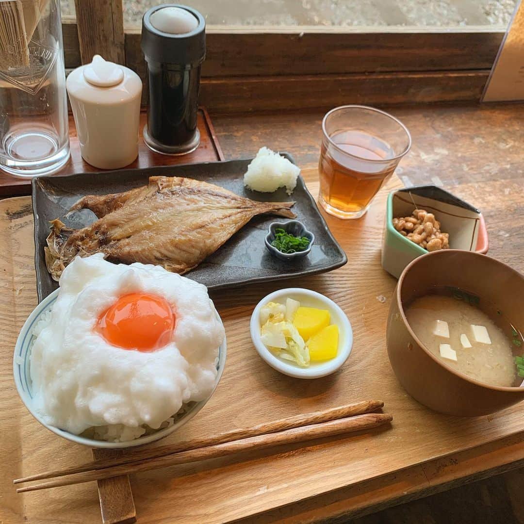 中町綾さんのインスタグラム写真 - (中町綾Instagram)「ずっと食べに行ってみたかった#ヨリドコロ の朝ご飯食べてきた！🌞 美味しくて感動👏」1月26日 18時16分 - ayanakamachi