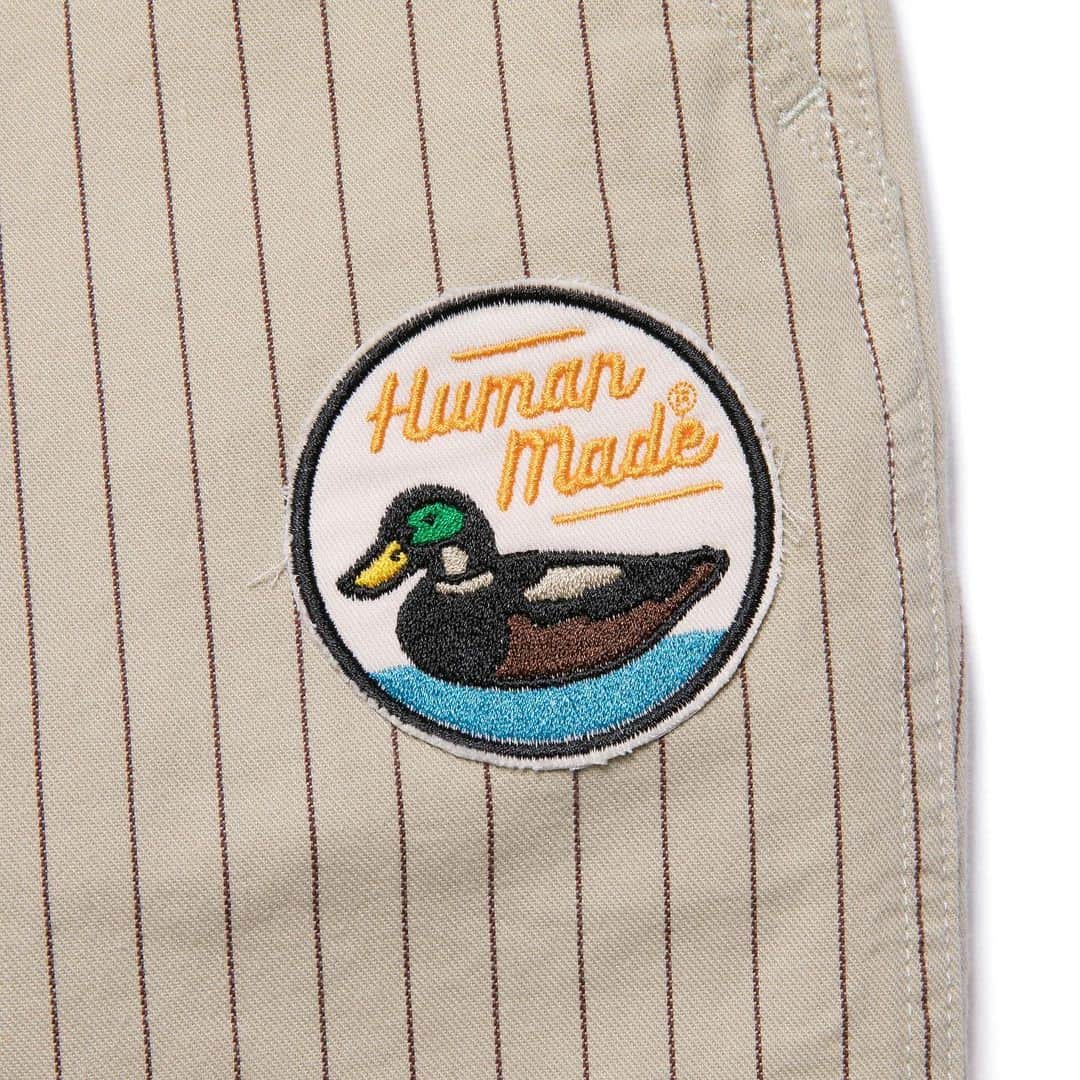 HUMAN MADEさんのインスタグラム写真 - (HUMAN MADEInstagram)「"STRIPE CHINO" now available in store and online. www.humanmade.jp  オリジナルストライプ生地のチノパンツです。ツールポケットなどワークパンツのディテールを踏襲しています。 Chino pants in original striped fabric.」1月26日 18時34分 - humanmade