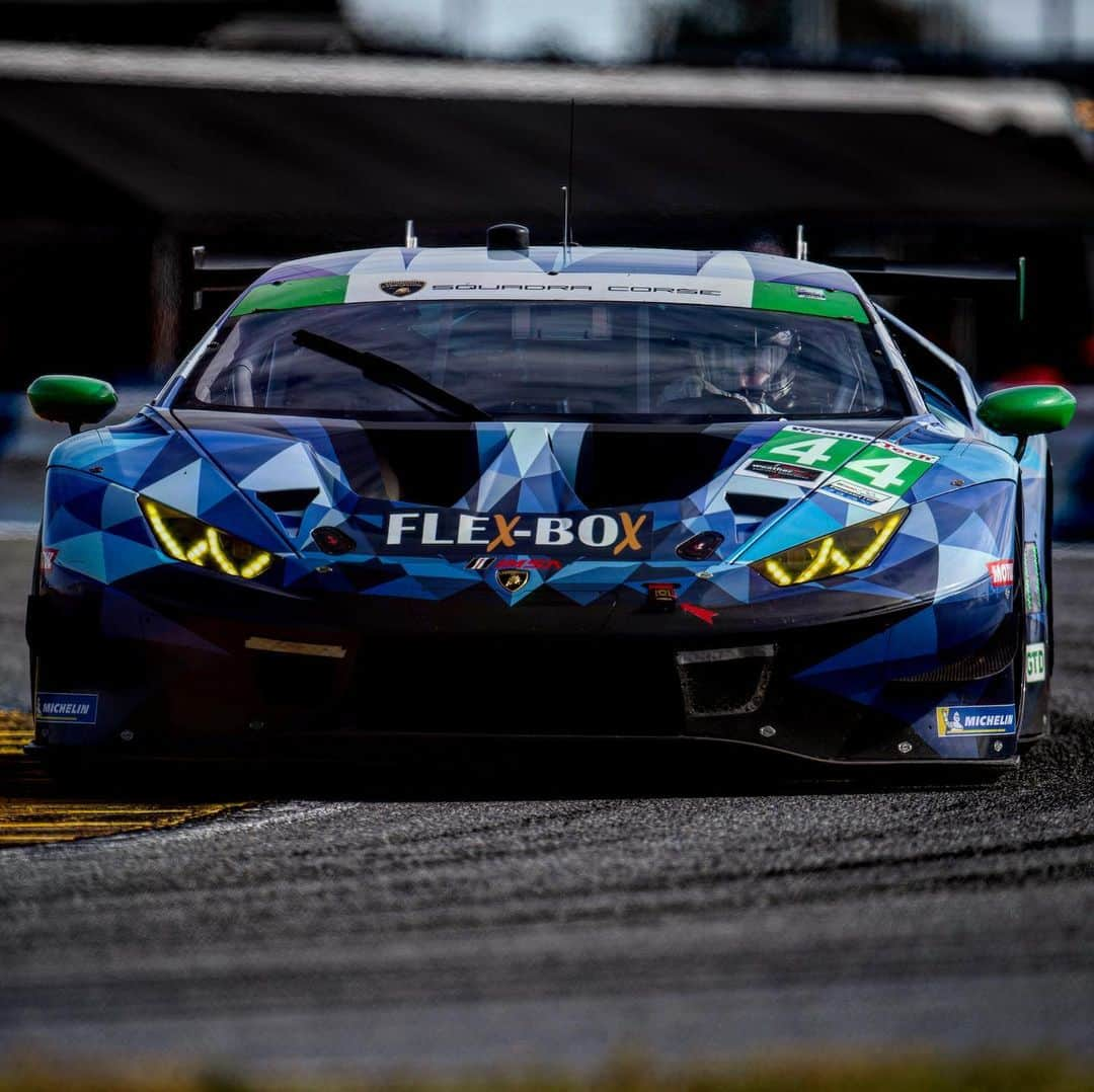 ランボルギーニさんのインスタグラム写真 - (ランボルギーニInstagram)「Lamborghini celebrates famous third @imsa_racing 24 Hours of Daytona victory with sensational one-two finish. #48 @paulmillerracing claims GTD win with @andreacalda , @bryanwsellers , @coreylewis48 and M. Snow, @magnusracing by GRT Huracán finishes a close second.  #Lamborghini #LamborghiniSc #Rolex24 #Daytona」1月27日 5時08分 - lamborghini