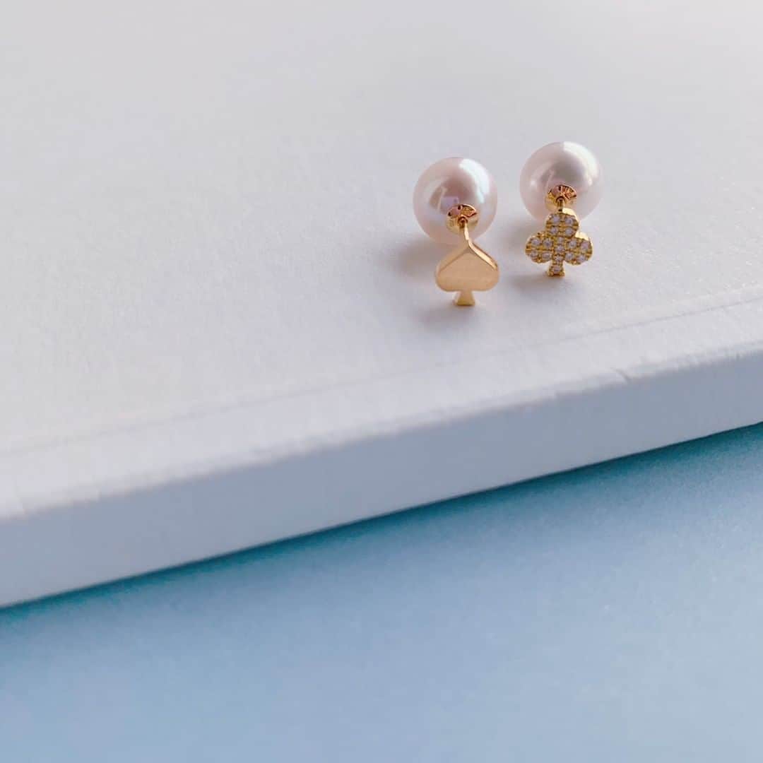 AHKAHマーチ（ダイヤ）ピアス マーチダイヤモンド（スペード＆ダイヤ