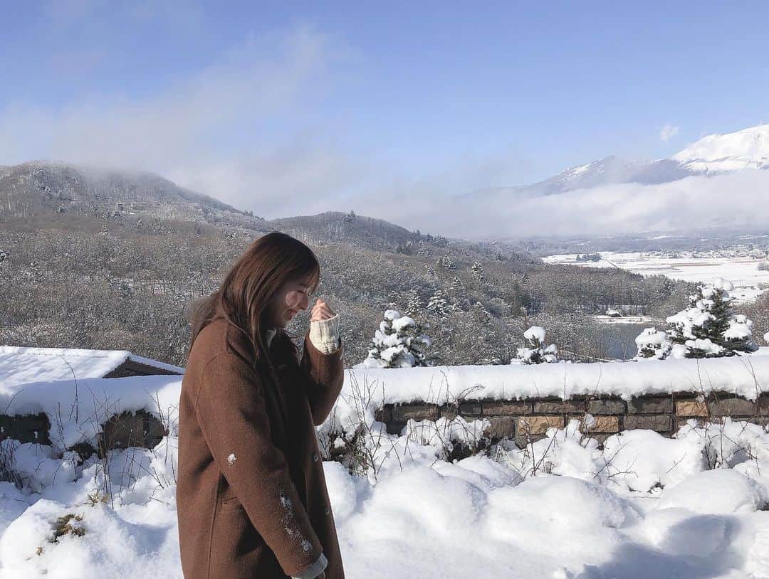 黒口那津さんのインスタグラム写真 - (黒口那津Instagram)「ゆきんこ⛄️ 雪ってそれだけで テンションあがる♡ 今度北海道行くから また雪見れる❄️❄️ 是非是非オススメ教えて〜！」1月26日 21時35分 - rmn69bnn