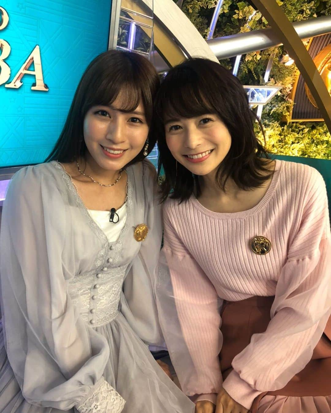 高見侑里さんのインスタグラム写真 - (高見侑里Instagram)「◡̈♥︎﻿ #みんなのKEIBA 終わりに#堤礼実 アナウンサーと♡﻿ ﻿ #ブラストワンピース 強かったですね！﻿ ﻿ #AJCC﻿ *﻿ トップス＆スカート…#MillionCarats」1月26日 23時59分 - yuri_takami_official