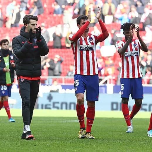 ステファン・サヴィッチのインスタグラム：「A seguir trabajando..gracias por el apoyo! @atleticodemadrid #aupaatleti」