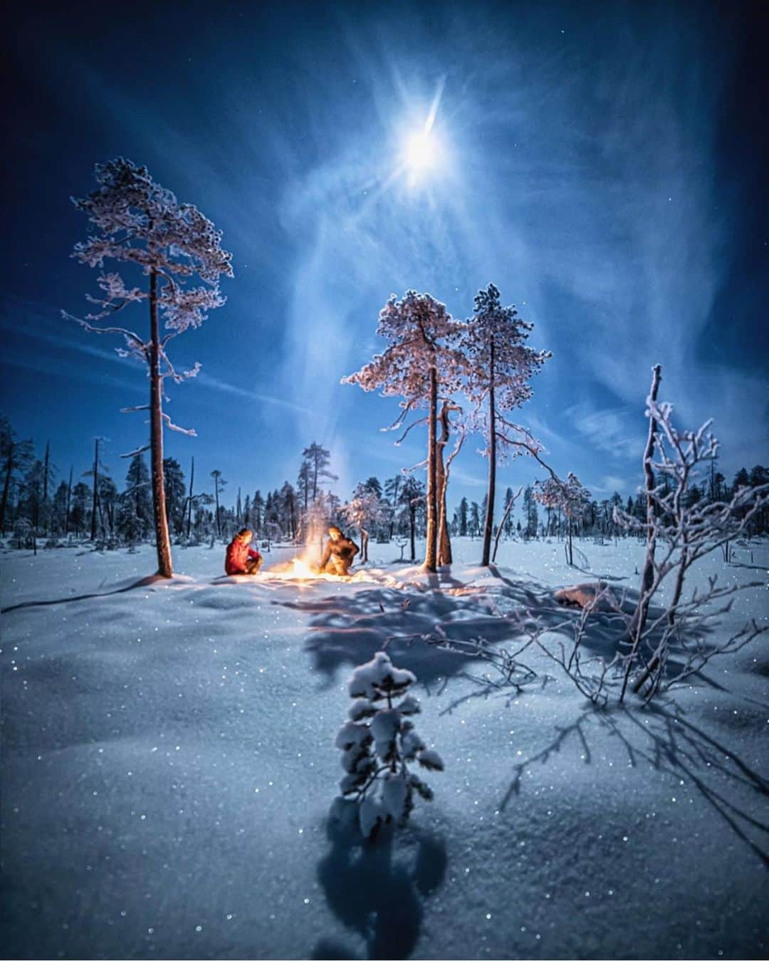 Wonderful Placesさんのインスタグラム写真 - (Wonderful PlacesInstagram)「Beautiful Lapland in Finland ✨💙💙💙✨ . Pictures by ✨✨@jarcce✨✨ #wonderful_places for a feature 💙」1月27日 2時39分 - wonderful_places