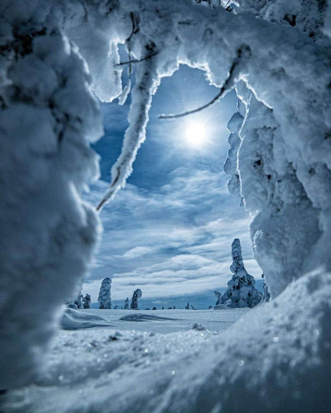 Wonderful Placesさんのインスタグラム写真 - (Wonderful PlacesInstagram)「Beautiful Lapland in Finland ✨💙💙💙✨ . Pictures by ✨✨@jarcce✨✨ #wonderful_places for a feature 💙」1月27日 2時39分 - wonderful_places