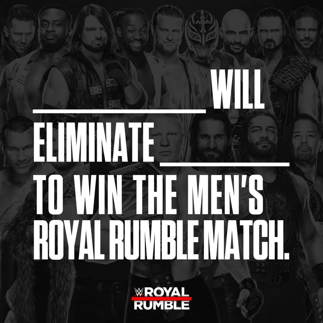 WWEさんのインスタグラム写真 - (WWEInstagram)「How do you see the #MensRumble ending tonight? #RoyalRumble」1月27日 4時00分 - wwe