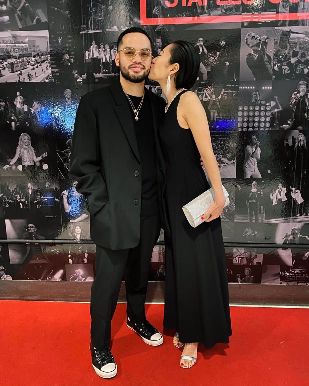 マット・キャブのインスタグラム：「Roller coaster of a day.  Life is precious.  To my beautiful wife, I’m grateful for every moment with you.  We’re at the Grammys!! Big thank you to @aliciakeys and @splice for this unforgettable experience 🙏🏼 SO INSPIRED 🏆  #GRAMMYS2020」