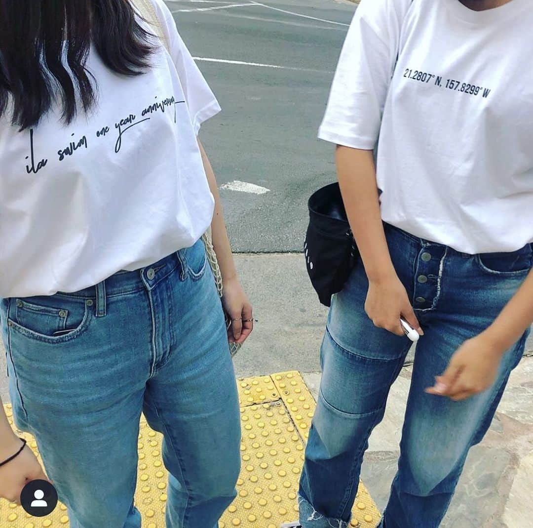ILAのインスタグラム：「@1919up wearing our basic Tees | show some love, tag us here at #ilaswim」