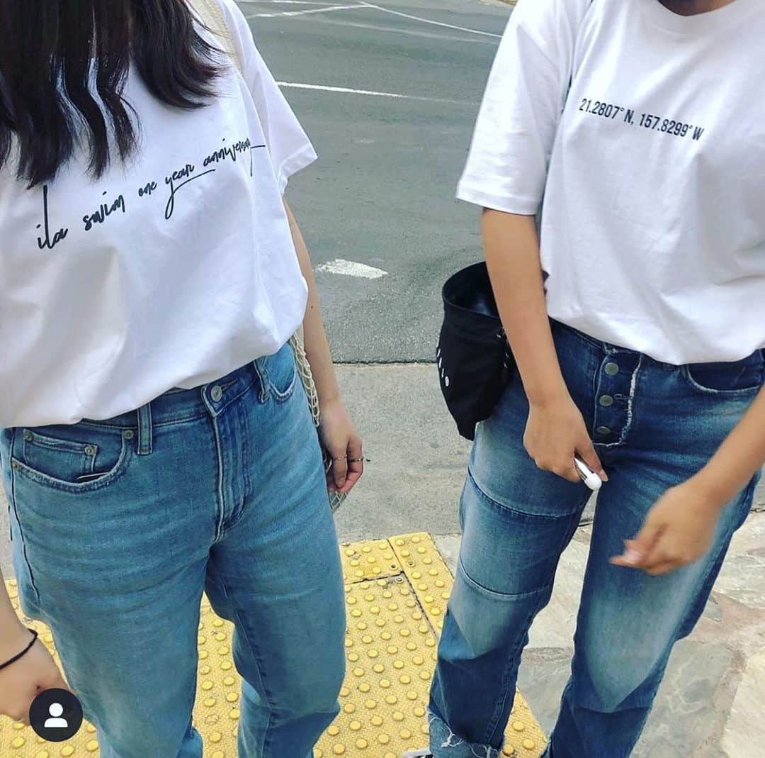 のインスタグラム：「@1919up wearing our basic Tees | show some love, tag us here at #ilaswim」