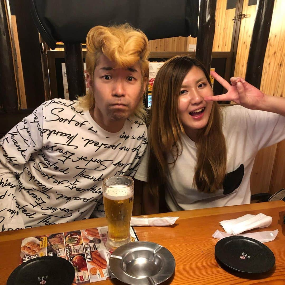 あさひのインスタグラム：「納言との思い出  #ダニエルズ  #納言 #侍スライス #スルメ」