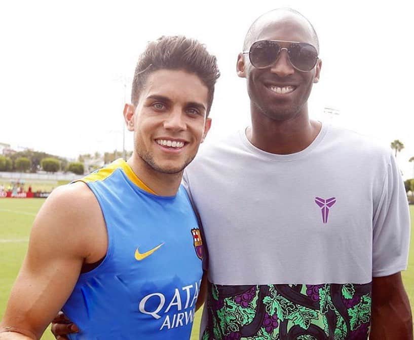 マルク・バルトラのインスタグラム：「Always in our thoughts, Kobe. All my support to the family. Descansa en paz, Leyenda. 🙏🏼 😔」