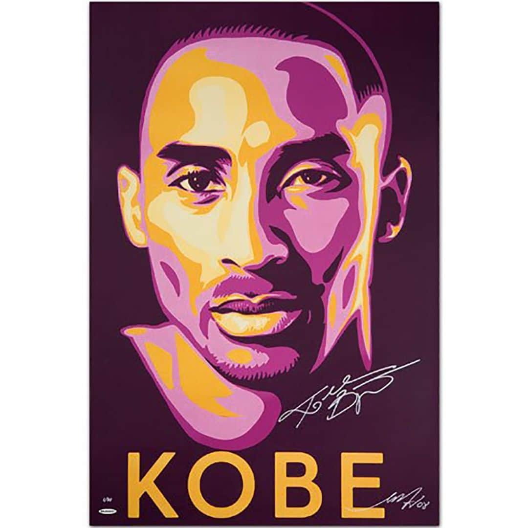 Shepard Faireyのインスタグラム：「I was very sad to hear that Kobe Bryant died in a helicopter crash this morning alongside his daughter and others. I worked with him on a few projects and he was always friendly, funny, intelligent and he went out of his way to make me feel respected as a collaborator despite my status being far beneath his. It does not matter who your favorite team is, if you appreciate style, grace, and power in basketball, then you have to have appreciated Kobe Bryant. Kobe worked hard and his sustained excellence made him a basketball icon. It was a genuine pleasure to work with him. I’m very sorry for his family. -Shepard  #ripkobebryant #ripgiannabryant」
