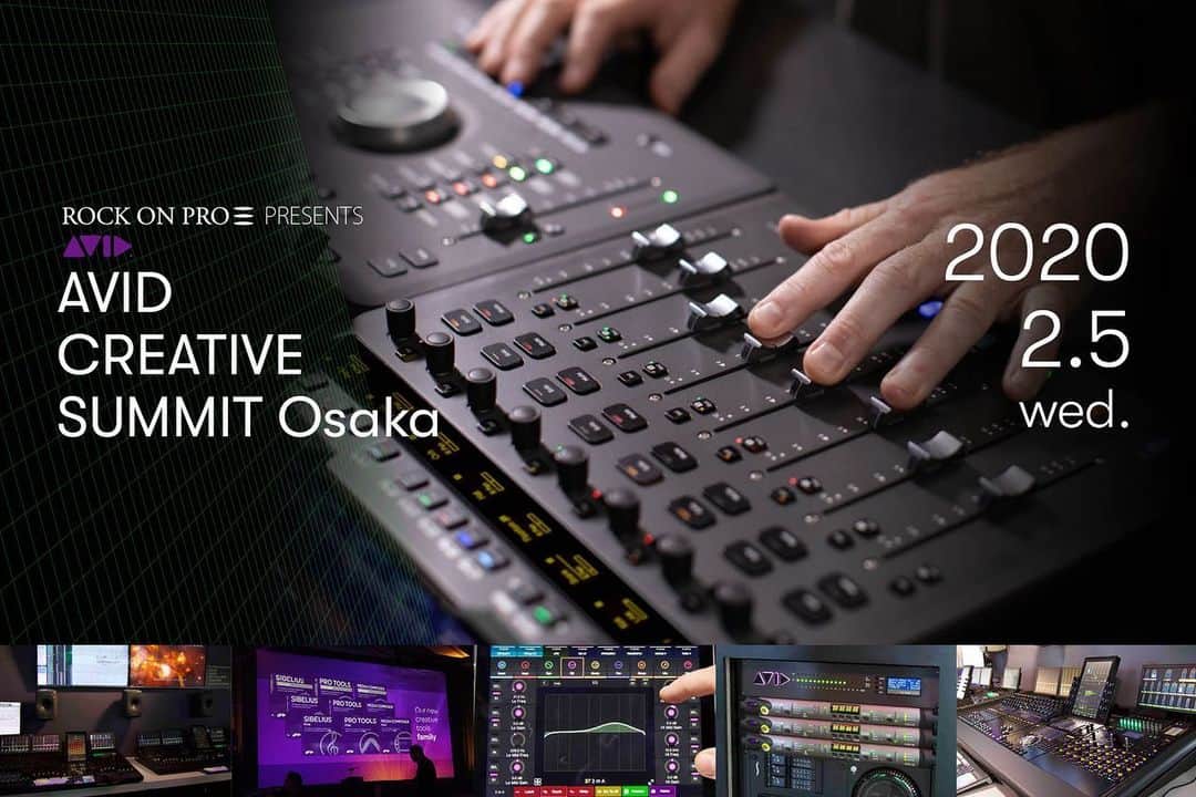 モリシーのインスタグラム：「2/5(wed)に大阪で行われる AVID CREATIVE SUMMIT Osakaにてお喋りしに行きます。 新曲『アンビバレンス』のミックスエンジニア、大西慶明さんと実際のセッションデータを開いて聴いてみたり、最近の制作について、最近ACCが何をしていたかを話していきたいと思います。 入場無料です。 下記から事前申し込みをお願いします。  https://pro.miroc.co.jp/headline/avid-creative-summit-osaka-2020/  #awesomecityclub  #avid #rockonpro」