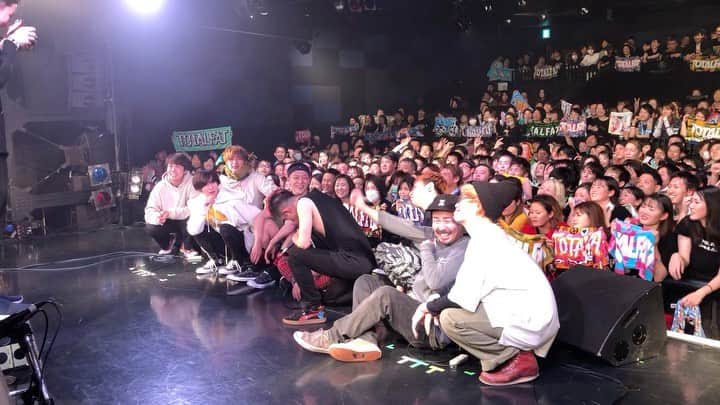 TOTALFATのインスタグラム：「PUNISHER'S NIGHT 2020  01.26(日) 梅田CLUB QUATTRO  TOTALFAT 10-FEET FOMARE  ありがとうございました！！ これにてパニシャ2020終了🔥🔥🔥 photo  by @tuttini  #totalfat  #10feet  #fomare」