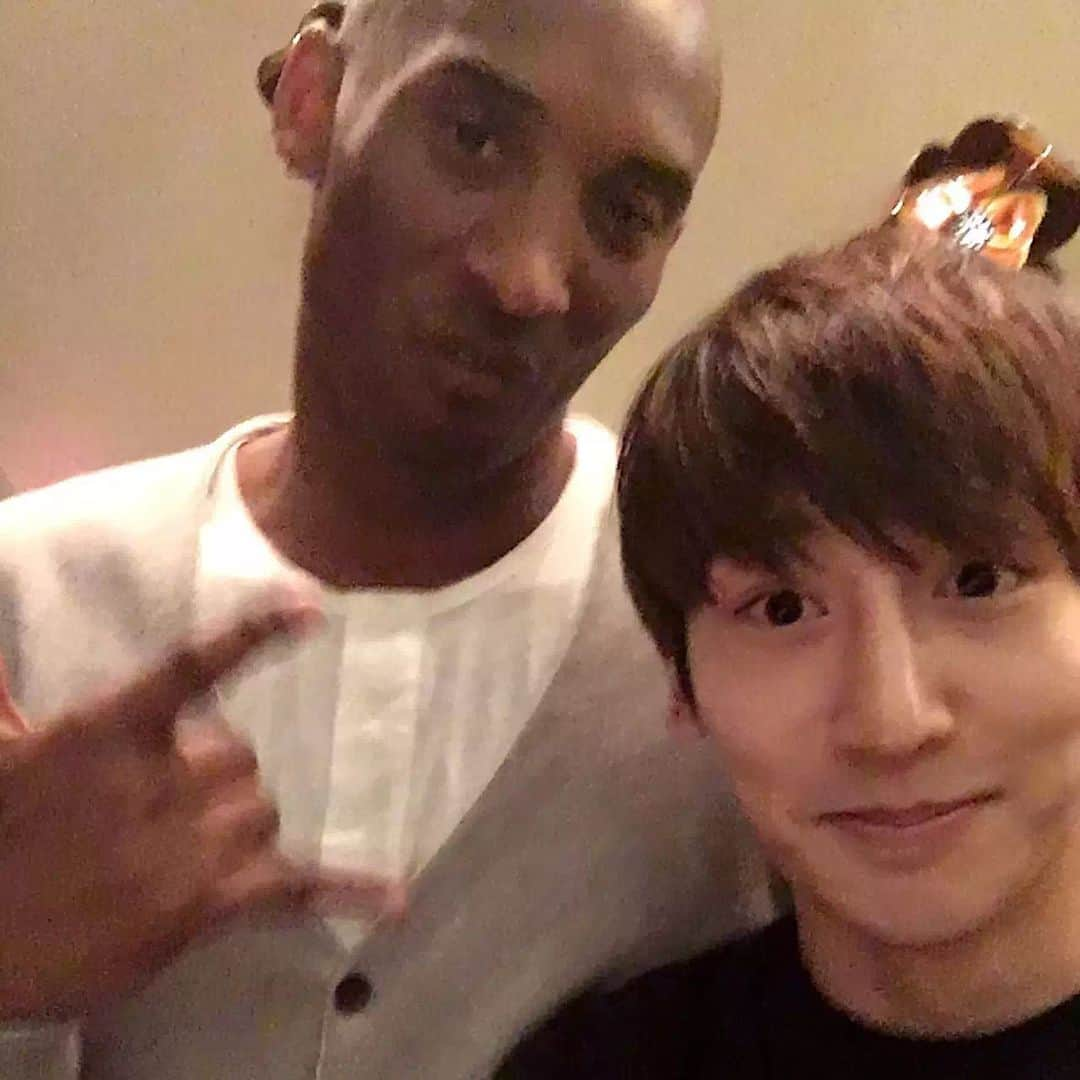 プリンス・マックのインスタグラム：「Was an honor to have met and gotten to know you. You will be missed. Mamba out. @kobebryant #kobe #lakers #princemak」