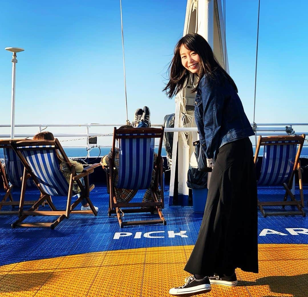 夢乃あいかのインスタグラム：「. 今日は船の旅〜🚢♩」