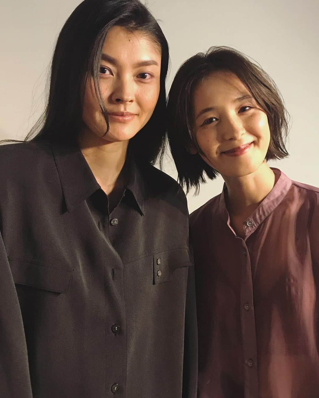 植草沙織のインスタグラム：「あきさちゃんと撮影しました💕 めちゃ笑ってる😆楽しかったのとても♪ そして可愛すぎて癒された☺️💕💕」