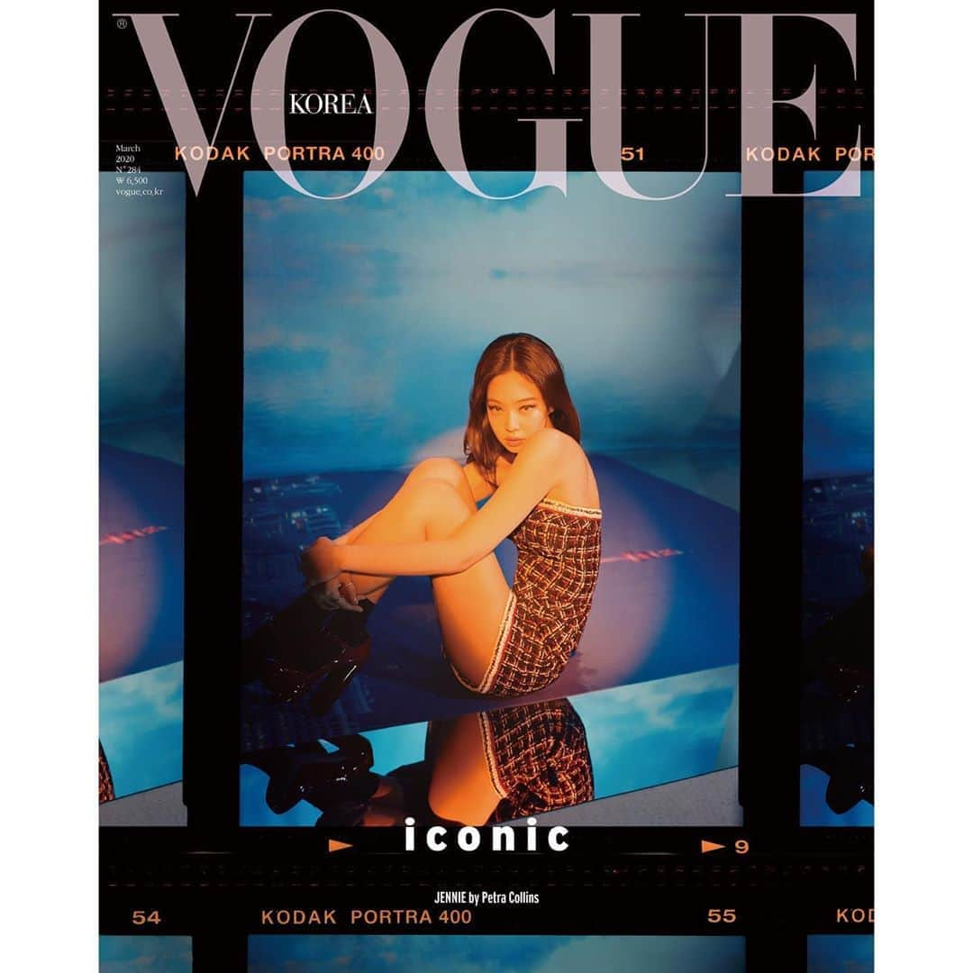 ジェニーさんのインスタグラム写真 - (ジェニーInstagram)「VOGUE COVER  by @petrafcollins .」2月25日 17時32分 - jennierubyjane