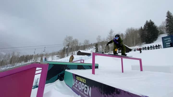 国武大晃のインスタグラム：「Practice🌪🥶❄️🌫 @gaku_n 📸 @bookoff_official  @nobaday_team  #snowboarding #snow #snowboard #vail #usopen #america」