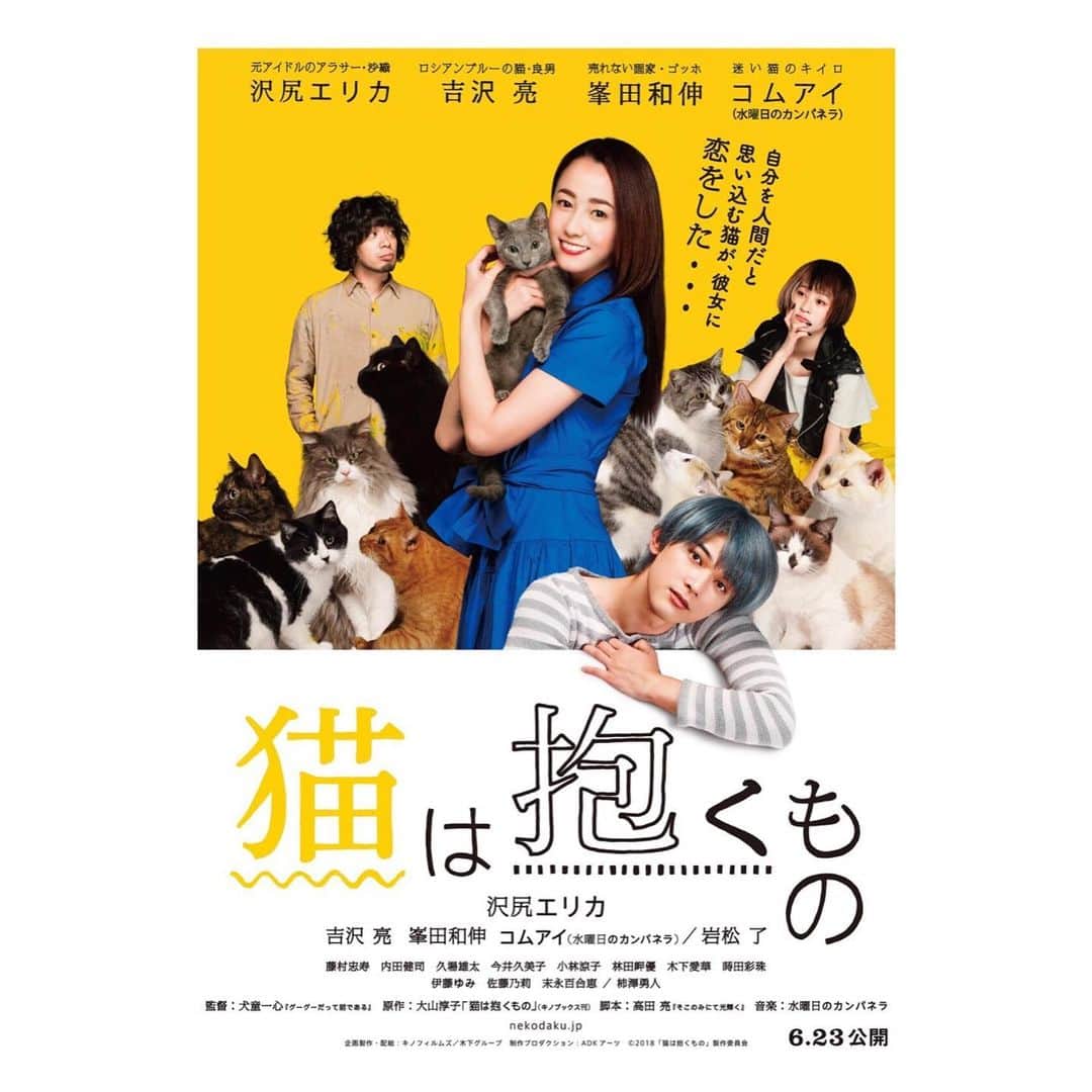山谷花純さんのインスタグラム写真 - (山谷花純Instagram)「『猫は抱くもの』見た。  コムアイさんの喋り方が何処と無く猫っぽくて残りました。 セットが舞台な転換方式でカット割りが楽しかったです。  #猫は抱くもの #映画 #movie」2月25日 12時51分 - kasuminwoooow