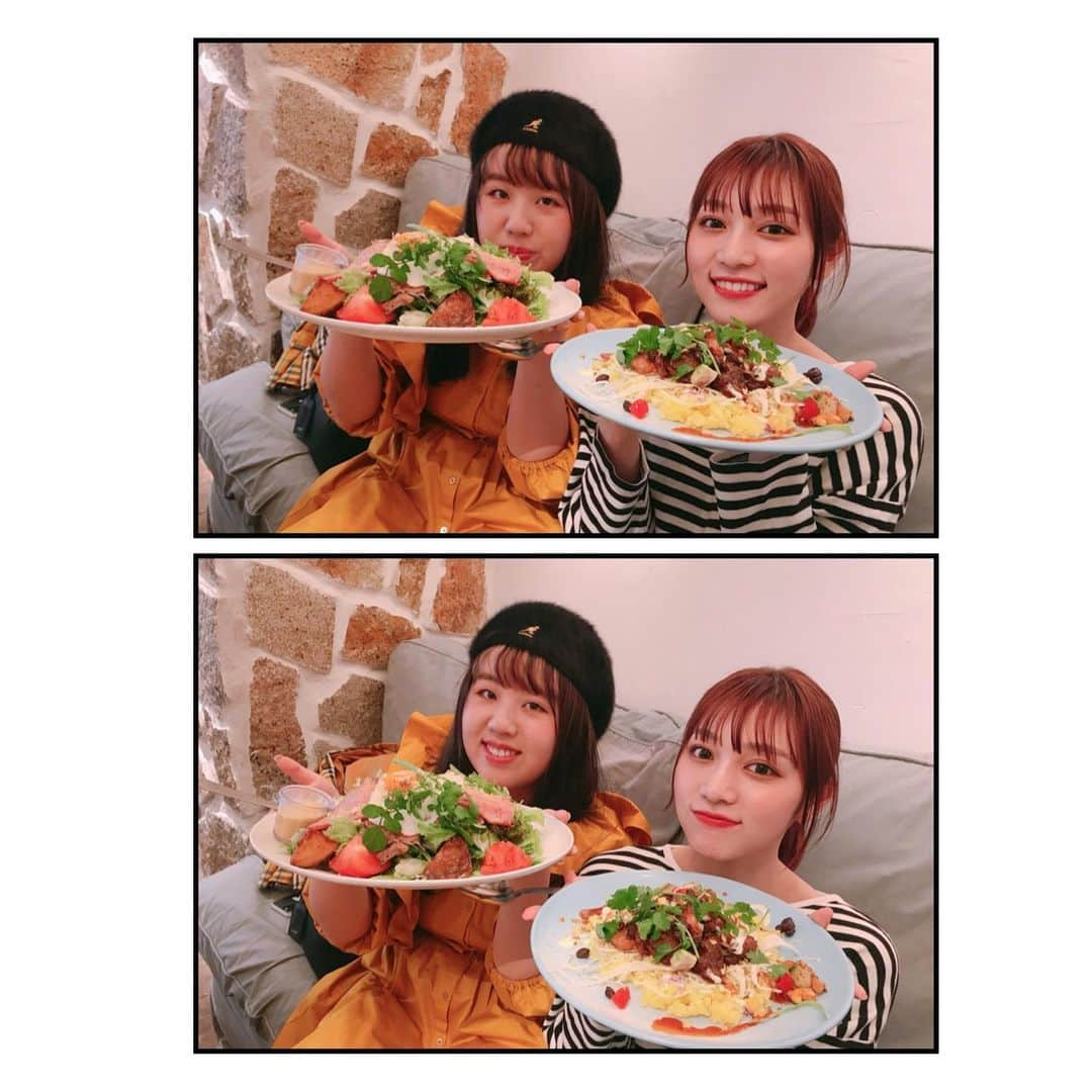 板橋よしえさんのインスタグラム写真 - (板橋よしえInstagram)「@_wanco02m & @iamyukaf ちゃんと初めてごはん～🥗🍝🍴 優しくて愉快なわんわんちゃんとサバサバしていてカッコいい優香ちゃん👭 たくさん話して、ますますふたりのことが好きになりました☺️☺️ #そわんわん #古川優香  #わんわんちゃんの本 #ひとつひとつの言葉が的確で #すっと頭に入ってくる優しい言葉たち #そわがいるから大丈夫やで！ #と背中を押してくれます☺️」2月25日 13時49分 - candy_yoshie