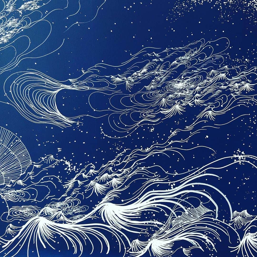 のインスタグラム：「“ Cosmic Garden “ par Sandra Cinto.」
