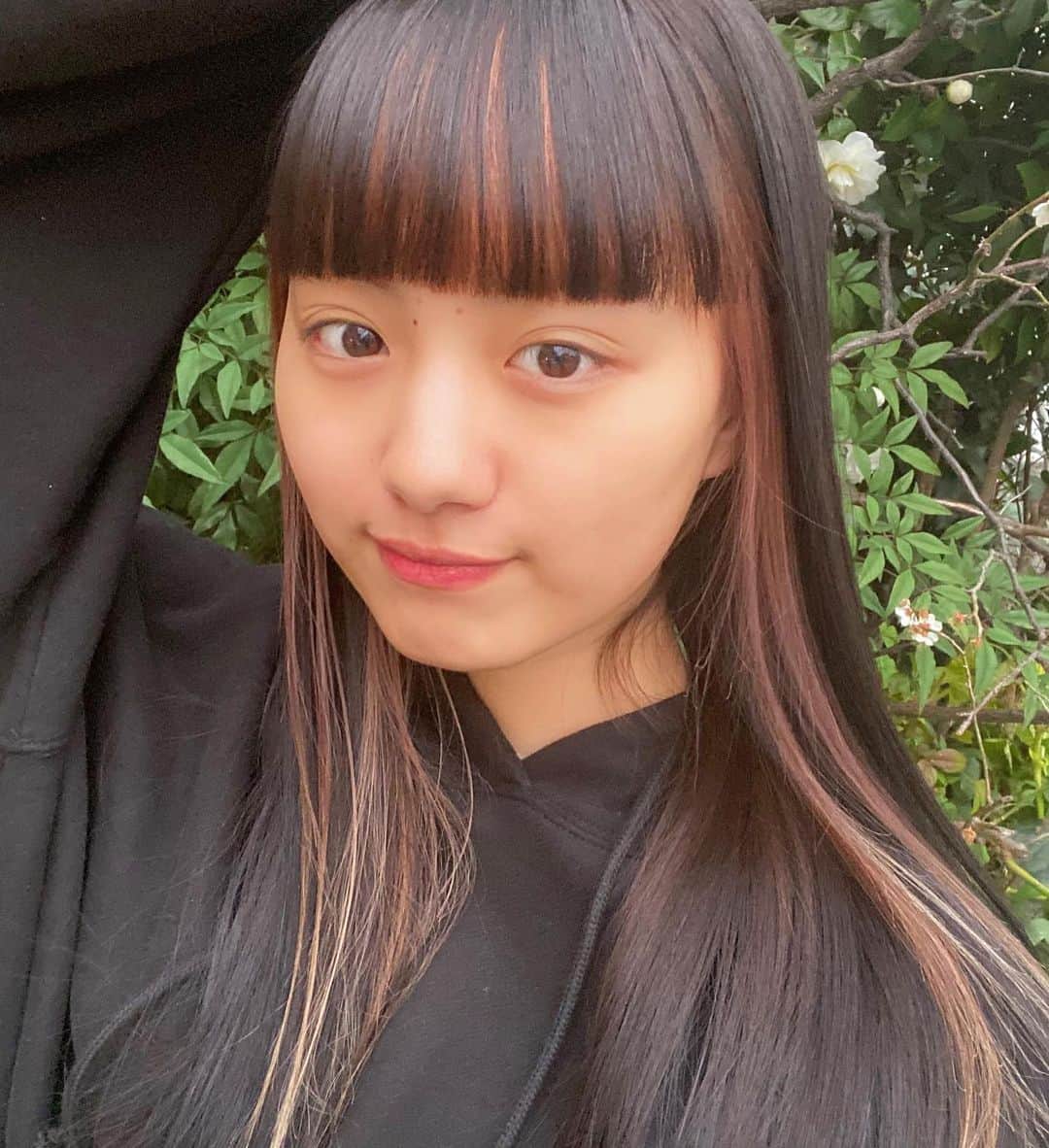 高橋有紀さんのインスタグラム写真 - (高橋有紀Instagram)「乃愛ちゃん前髪とサイドにインナーカラーしました❤︎前髪のインナーは初！ブリーチもしてます！ 前髪はパッツンでトリートメントも❤︎ 2枚めはこの携帯で自撮りしてって頼んで私に見られて恥ずかしいがりながらとってくれて、そのあとすごい笑ってて可愛いかったのでした☺︎ 掘れば掘るほど面白い人🤍 #lysa_yuki #鶴島乃愛」2月21日 20時40分 - osakana_yuki