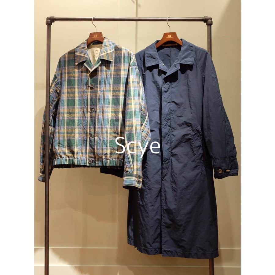 のインスタグラム：「-men's new in-﻿ ﻿ Scye 2020spring/summer﻿ ﻿ ﻿ □取扱店舗﻿ アーバンリサーチ ﻿ ルミネ新宿店﻿ ルクアイーレ店﻿ 三宮店﻿ ﻿ソラリアプラザ福岡店 アーバンリサーチオンラインストア  #scye﻿ #サイ﻿ #urbanresearch」