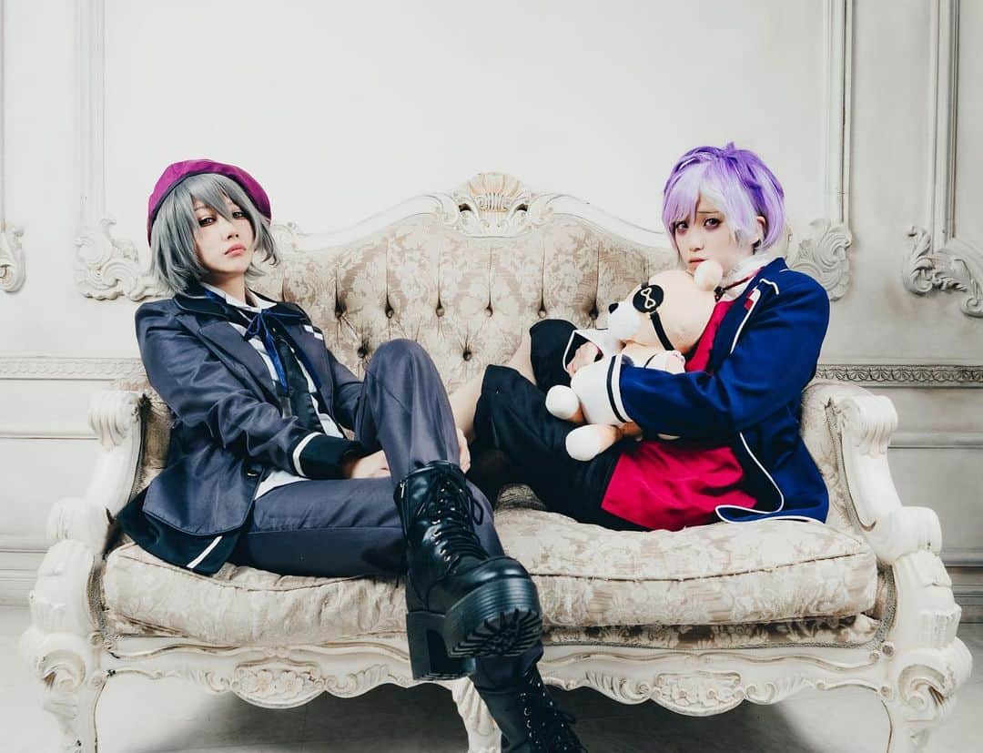 若月雅のインスタグラム：「【DIABOLIK LOVERS／#cosplay】 . . .  逆巻カナト✖️無神アズサ . . #cosplayer #DIABOLIKLOVERS #ディアラバ  #無神アズサ #逆巻カナト  #乙女ゲーム #mukamiazusa  #ディアボリックラヴァーズ　 #コスプレイヤーさんと繋がりたい  #コスプレ撮影  #ハコアム大阪　 #カメラマンと繋がりたい」