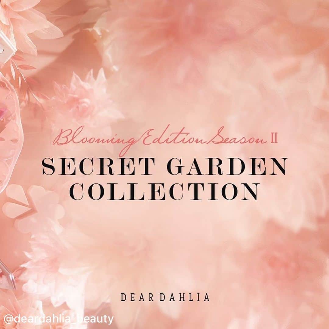 My Little Pouchさんのインスタグラム写真 - (My Little PouchInstagram)「credit: @deardahlia_beauty  Live out your Springtime Fantasy with NEW Dear Dahlia Blooming Edition Season 2 “Secret Garden Collection” 🌸」2月21日 17時39分 - mylittlepouch_official