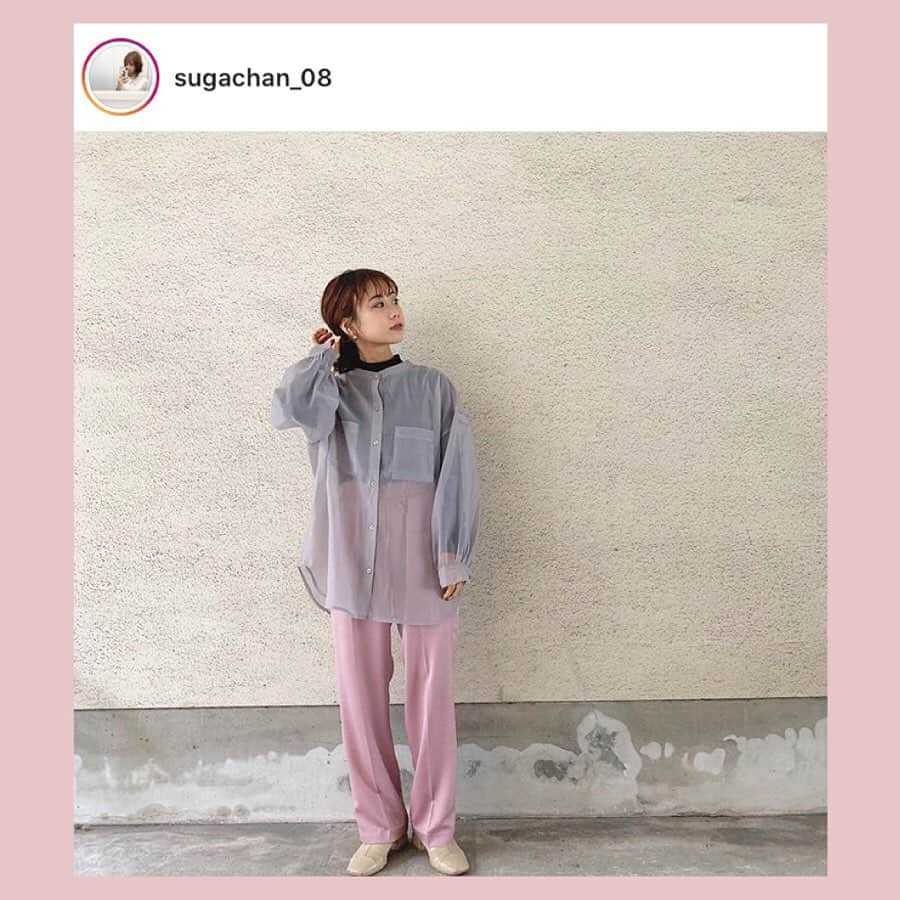 bis_web bis [ビス] さんのインスタグラム写真 - (bis_web bis [ビス] Instagram)「﻿ シアーシャツ💐﻿ ﻿ 今季大注目の透け感のあるシアーシャツ。パステルカラーを選んで春ファッションを楽しんでね♡﻿ スワイプしてチェックしてね👉🏻﻿ ﻿ #シアーシャツ #シアー #透け感 #カジュアル #カジュアルコーデ #春服 #春服コーデ #大人カジュアル #シャツコーデ #パステルカラー #パステルコーデ #bis_web」2月21日 18時11分 - bis_web