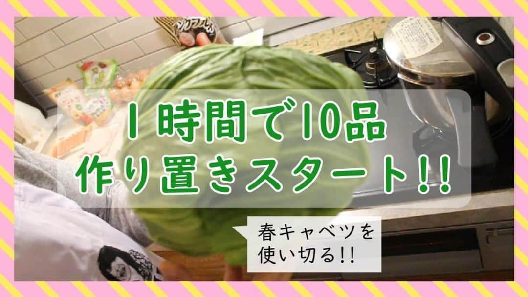 Okaeri Recipe Channelさんのインスタグラム写真 - (Okaeri Recipe ChannelInstagram)「春キャベツ使い切り！節約＆糖質オフレシピ⑩１時間で10品作り置きおかず⠀ \今日のメニュー/⠀ ＊ロールキャベツ⠀ ＊春キャベツポトフ⠀ ＊蒸し卵⠀ ＊蒸しいも⠀ ＊鶏もも肉キャベツロースト⠀ ＊鮭キャベツバター蒸し⠀ ＊塩鶏⠀ ＊春キャベコールスロー⠀ ＊カニ卵焼き⠀ ＊豚こまキャベツ炒め⠀ ⠀ 春キャベツが甘くておいしい時期なのでぜひ！動画とレシピはトップページのリンクから⇒@okaeri_recipe_channel ⠀ #okaerirecipechannel #作り置き #常備菜 #春キャベツ #作り置きおかず #節約レシピ #時短レシピ #時短料理 #ロールキャベツ #今週の作り置き #布鎧」2月21日 21時15分 - okaeri_recipe_channel