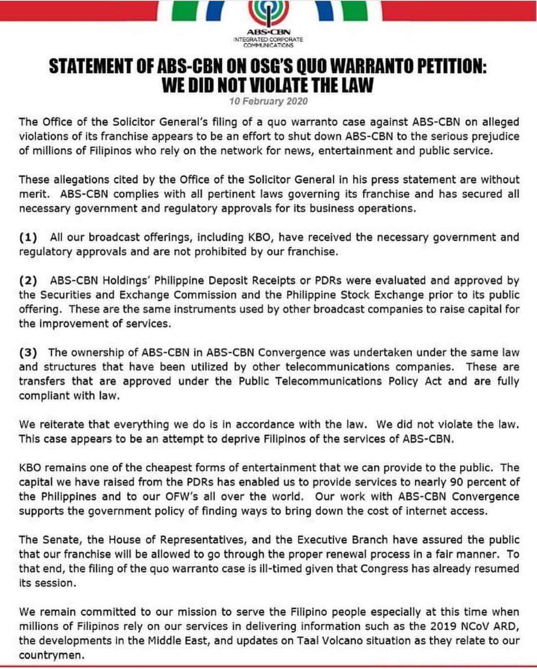 Kim Chiuさんのインスタグラム写真 - (Kim ChiuInstagram)「Growing up namulat ako sa turo ng guro ko sa skwelahan “We Live in a Democratic Country where we have the freedom of speech, expression and right to information.” “Philippines is one of the 167 democratic countries around the world.” Diko alam na mahahalungkat ko yung nagpag aralan ko noon at gamiting ngayon. #AbsCbn helped not just me but millions of people around the world, to shut down a company that has been part of every filipinos lives? Our president has spoken. Ginoo na ang bahala sa inyo. Hinaot mi na madungog ug hinaot mi na malampasan ni na problema. Padayon ang #InTheServiceOfTheFilipino #NoToAbsCbnShutDown #FamilyIsForever (BISAYA aron masabtan.)」2月21日 21時21分 - chinitaprincess