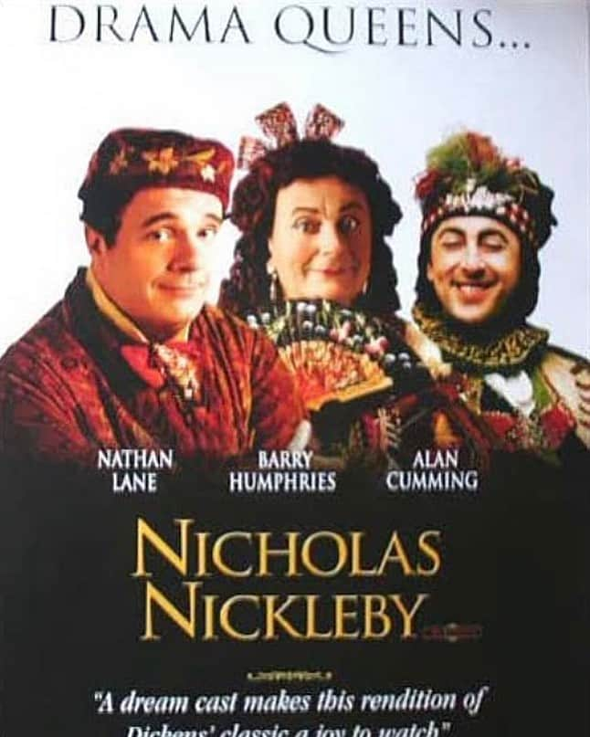 アラン・カミングさんのインスタグラム写真 - (アラン・カミングInstagram)「Nicholas Nickleby poster, 2003 #fbf」2月21日 21時41分 - alancummingreally