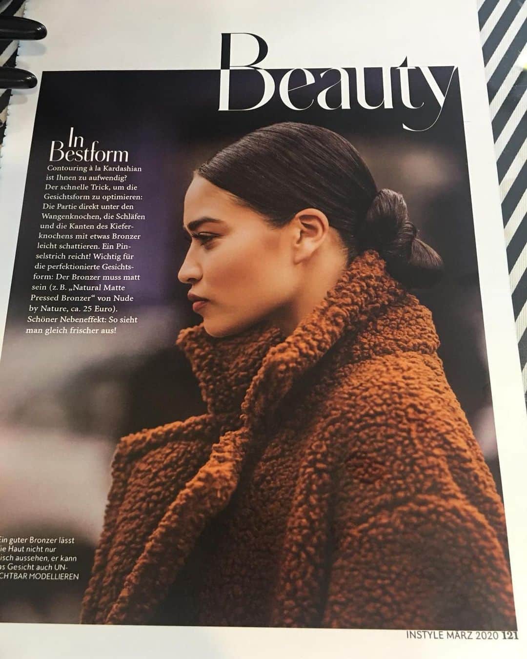 シャニーナ・シャイクのインスタグラム：「Fashion week @instylegermany」