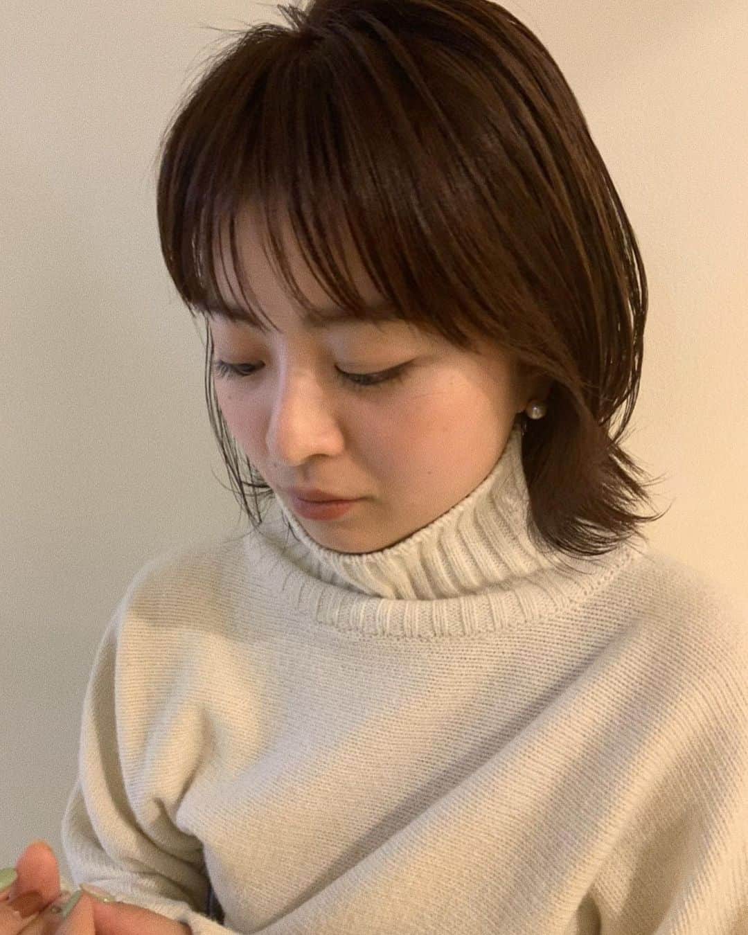 田中優衣さんのインスタグラム写真 - (田中優衣Instagram)「オレンジにしました🍊🧡 前髪も作りました。 前田さんいつもありがとうございます😊 #オレンジブラウン #オン眉 #前髪」2月22日 0時00分 - heisei_8nen