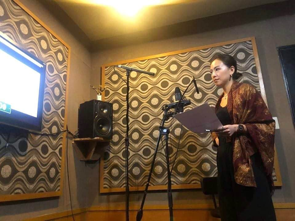 西内ひろさんのインスタグラム写真 - (西内ひろInstagram)「Recording🎙 スタジオにてアフレコ🎥 #movie #recordingstudio  #アフレコ」2月22日 0時14分 - 0214hiro