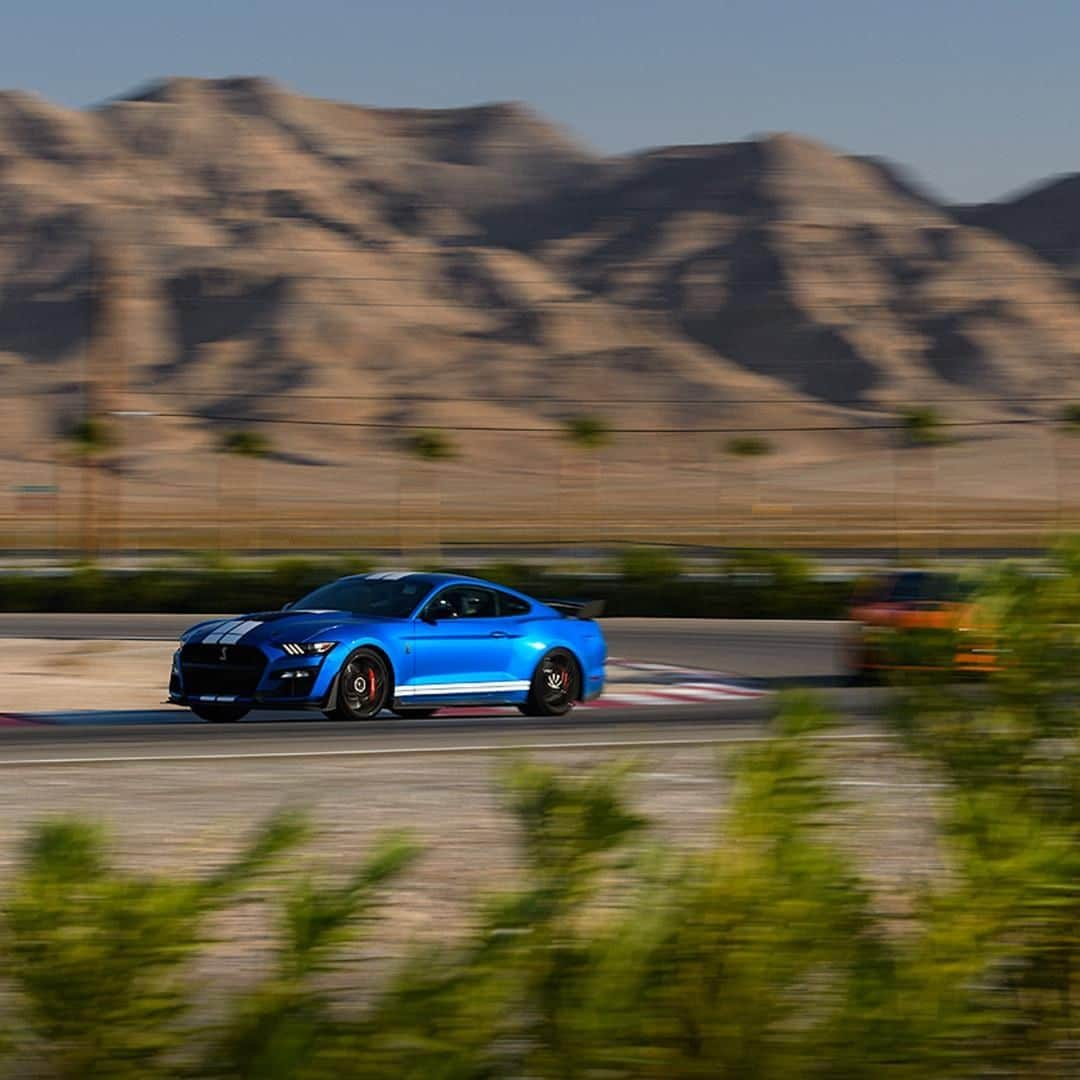 Fordさんのインスタグラム写真 - (FordInstagram)「Time stands still. . Professional driver. Closed course. Do not attempt. Shelby and GT500 are registered trademarks of Carroll Hall Shelby Trust. . #Ford #FordMustang #ShelbyGT500 #GT500TrackTour」2月22日 2時00分 - ford