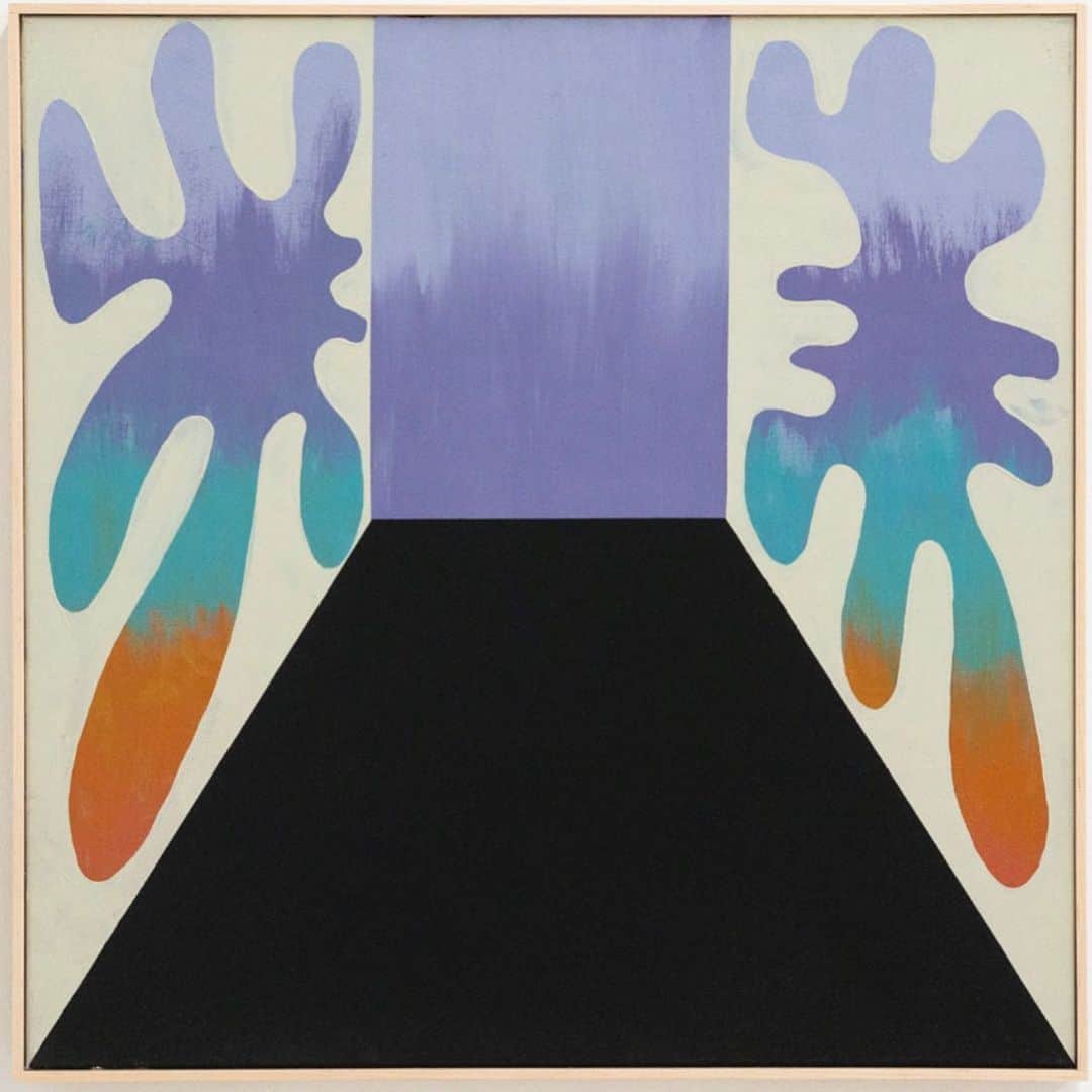 トロ・イ・モアのインスタグラム：「Untitled, acrylic on canvas, 24” x 24”」