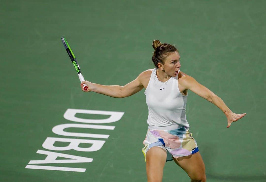 WTA（女子テニス協会）さんのインスタグラム写真 - (WTA（女子テニス協会）Instagram)「2015 @ddftennis champ @simonahalep is back in the final!」2月22日 2時39分 - wta