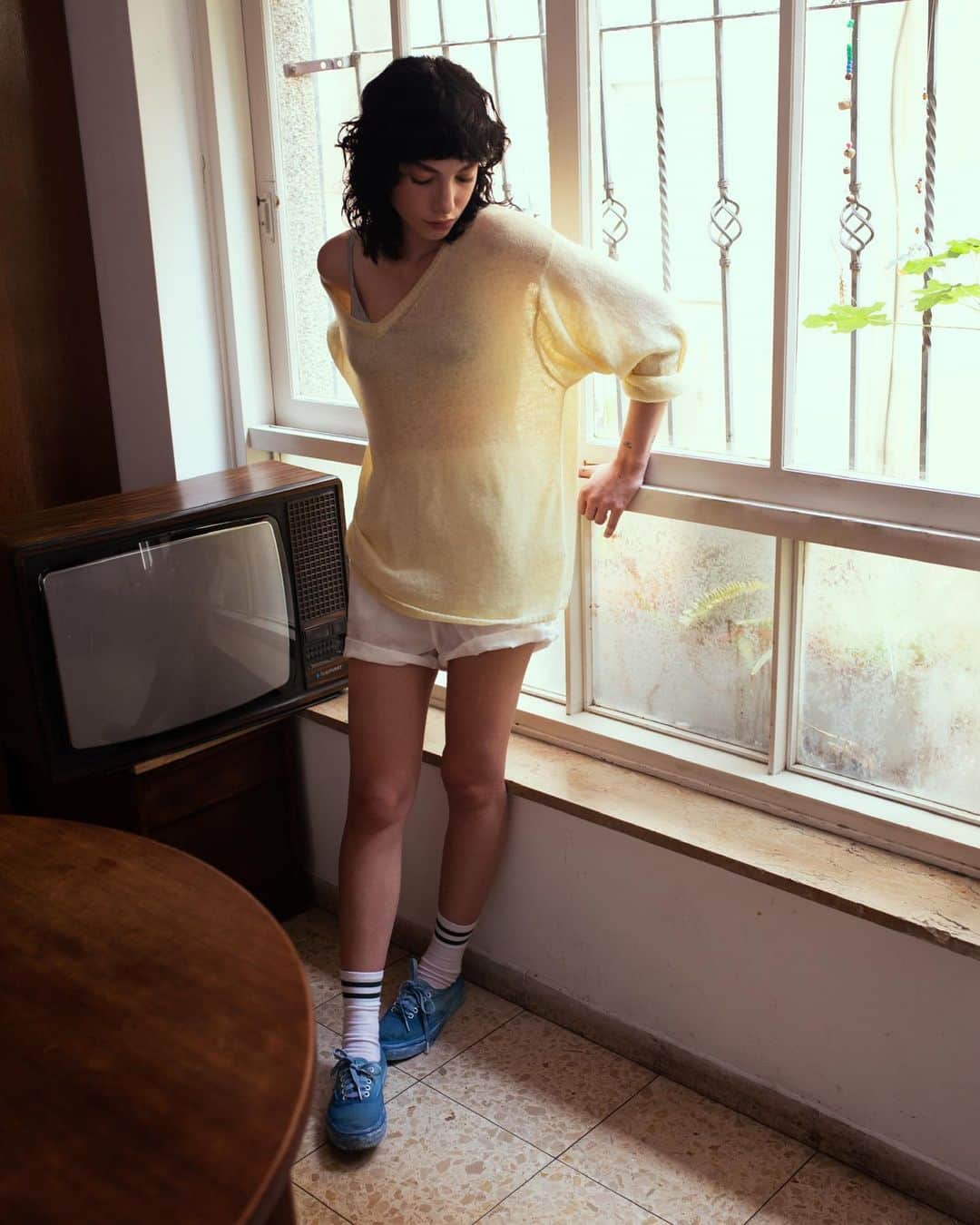 アメリカンビンテージのインスタグラム：「For summer 2020, 🌾 knitwear gets as light as air and slips into pastel colours.  #americanvintage #ss20 #springsummer20 #spring #summer #history #womenswear #menswear」